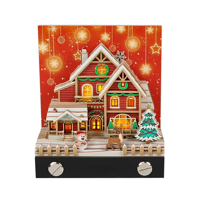 3D Christmas Calendar 2025 with Magic Light