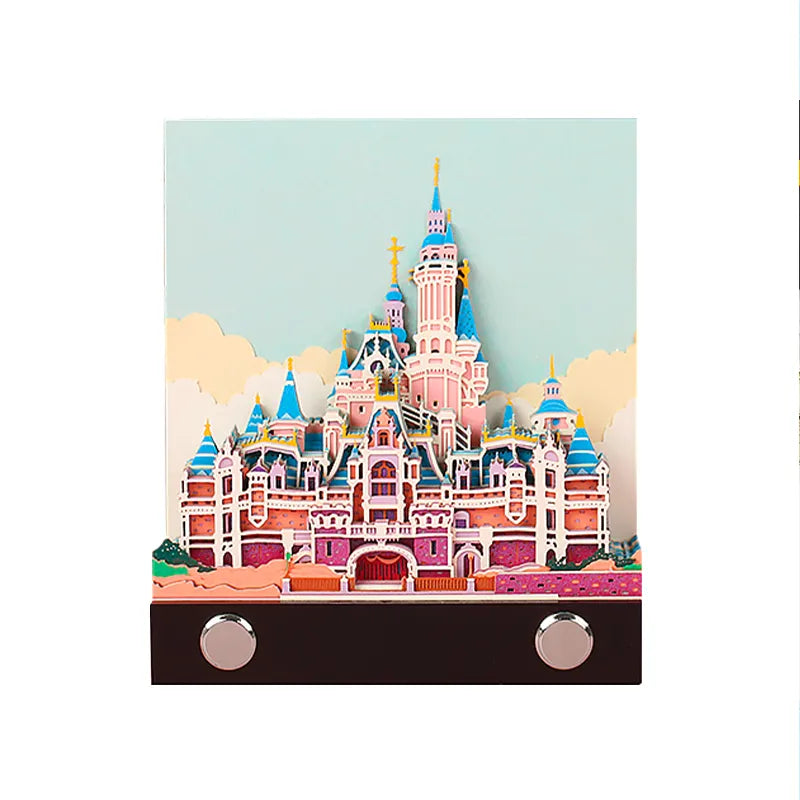 3D Fairytale Castle Notepad with Magic Light