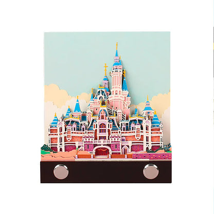 3D Fairytale Castle Notepad with Magic Light